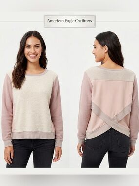 American Eagle Outfitters Crossed Back Sweatshirt Medium